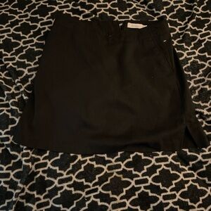 Classic Black Women's Skirt with built-in shorts